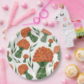 インディアンサマーイタリアンランヌカルス水彩 ペーパープレート (パーティー)