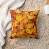 インディアンサマーゴールデン葉ズ クッション (ブランケット)