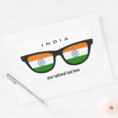 インディアンシェードカスタムステッカー 長方形シール (封筒)