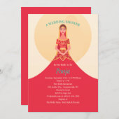 インディアンシャワー招待状 招待状 (正面/裏面)