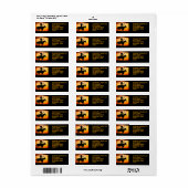 インディアンシルエット–2 ラベル (フルシート)