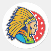 インディアンシール長 ラウンドシール (正面)