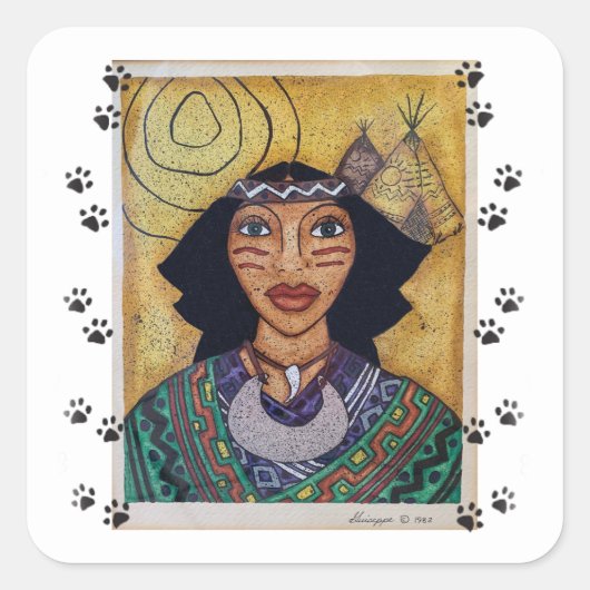 インディアンシール スクエアシール (正面)