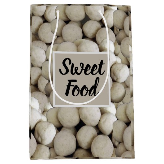 インディアンスイーツウィートフラワーラドースイーツフード ミディアムペーパーバッグ (正面)