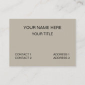 インディアンスイーツウィートフラワーラドースイーツフード 名刺 (裏面)