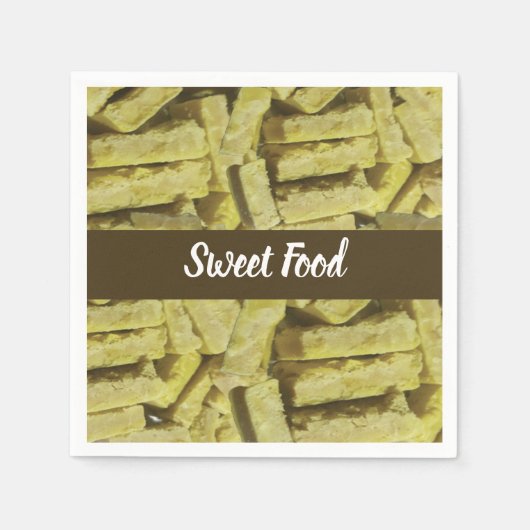インディアンスウィートミソールパックスウィートフード誕生日 スタンダードカクテルナプキン (正面)