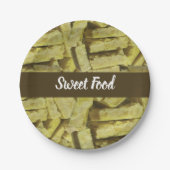 インディアンスウィートミソールパックスウィートフード誕生日 ペーパープレート (正面)