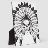 インディアンスカル主任 フォトプラーク (側面)