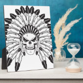 インディアンスカル主任 フォトプラーク (側面)