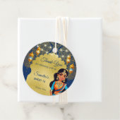 インディアンスタイルの女の子の誕生日パ感謝していーティーお願い フェイバータグ (インサイチュ)