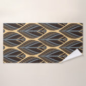 インディアンスタイル羽銀1 バスタオル (バスタオル)