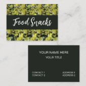 インディアンスナックズドクラブレックファーストフード 名刺 (正面/裏面)