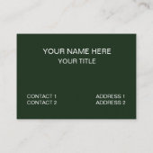 インディアンスナックBhelpuriスナック食品パターン 名刺 (裏面)