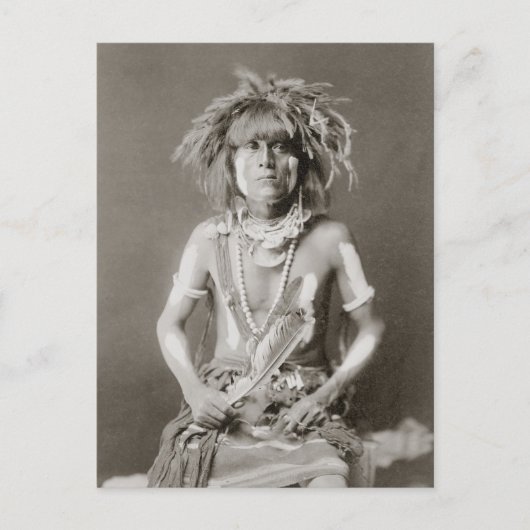 インディアンスネーク聖職者， 1910 ポストカード (正面)
