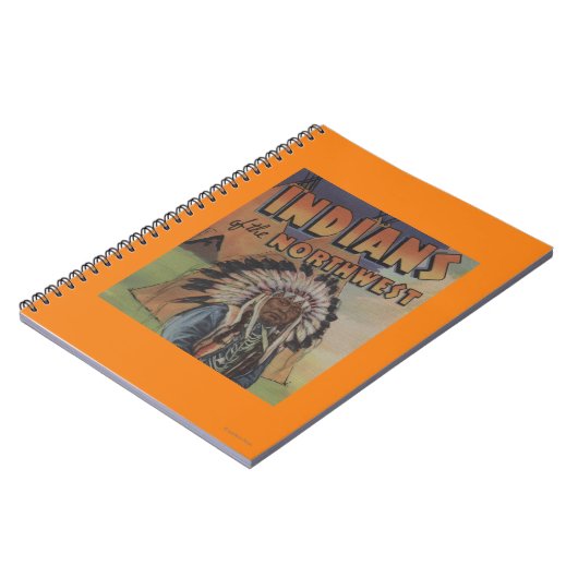 インディアンズオブノースウエスト – インディアンチーフ&テペ ノートブック (左側)
