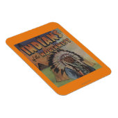 インディアンズオブノースウエスト – インディアンチーフ&テペ マグネット (右側)