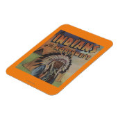 インディアンズオブノースウエスト – インディアンチーフ&テペ マグネット (左側)