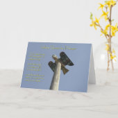 インディアンセレニティ祈りの言葉 カード (黄色い花)