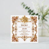 インディアンゾウ金ゴールド白華美ブライダルシャワー シーズンカード (スタンド正面)