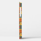 インディアンゾウ、オレンジ伝統的のシームレス。 Case-Mate iPhoneケース (裏面 / 左)