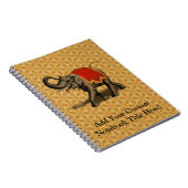 インディアンゾウ(赤い布あり) ノートブック (右側)