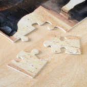 インディアンゾウSri Lanka. ジグソーパズル (側面)