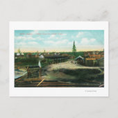 インディアンタウンオンユーコンリバーアンビク, AK ポストカード (正面)