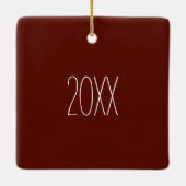 インディアンタンドーリチキンフードイラストレーションアート セラミックオーナメント (裏面)