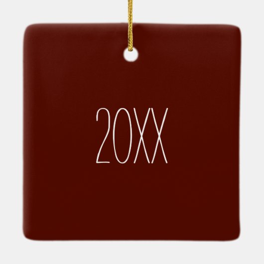 インディアンタンドーリチキンフードイラストレーションアート セラミックオーナメント (裏面)