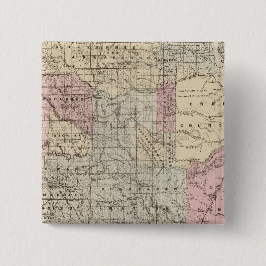 インディアンター 缶バッジ (正面)