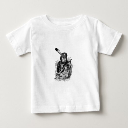 インディアンチーフシャツ ベビーTシャツ (正面)