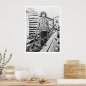 インディアンチーフタナナアラスカ1916 ポスター (キッチン)