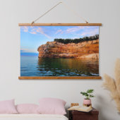 インディアンチーフヘッドレイクスーペリア 吊り下げ型タペストリー (寝室)