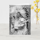 インディアンチーフワールウィンドソルジャー, 1925 カード (黄色い花)