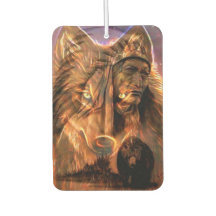 インディアンチーフ、ウルフとクマ