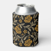 インディアンテキス伝統的ト:フローラシームレス。 缶クーラー (缶正面)