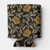 インディアンテキス伝統的ト:フローラシームレス。 缶クーラー (裏面)