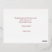 インディアンディワリ 箔シーズンポストカード (裏面)