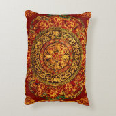 インディアンデザイナー枕 アクセントクッション (裏面(縦))