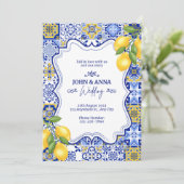 インディアンデザイン結婚式招待状 招待状 (スタンド正面)
