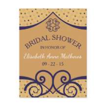 インディアンデライトブライダルシャワー招待