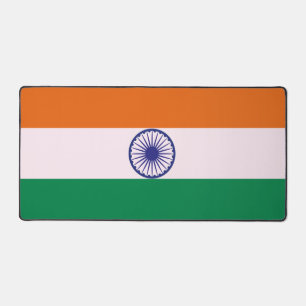 インディアントリコラーティランガ国旗 デスクマット