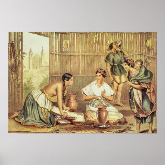 インディアントルティーヤの準備 ポスター (正面)