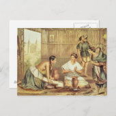 インディアントルティーヤの準備 ポストカード (正面/裏面)