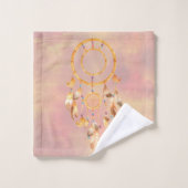 インディアンドリームキャッチャー バスタオルセット (ウォッシュタオル)