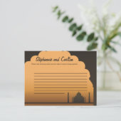 インディアンドリーム結婚の書き込み可能アドバイスカード アドバイスカード (スタンド正面)