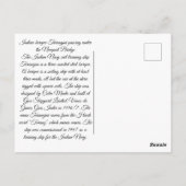 インディアンネイビー帆走練習船タランジニ ポストカード (裏面)