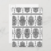 インディアンハンドドロードハムザドードル ポストカード (正面/裏面)