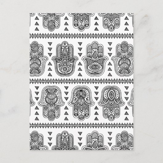 インディアンハンドドロードハムザドードル ポストカード (正面)