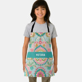 インディアンバザールパステルカスタムパターン エプロン (インサイチュ)